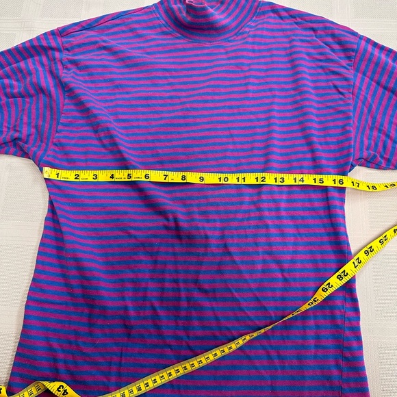 LL bean striped mock neck - Picture 3 of 5